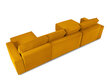 Universāls stūra dīvāns Micadoni Home Eveline 6S, dzeltens цена и информация | Stūra dīvāni | 220.lv