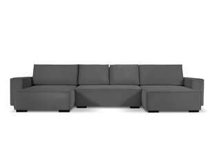 Universāls stūra dīvāns Micadoni Home Eveline 6S, pelēks cena un informācija | Stūra dīvāni | 220.lv