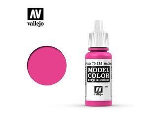 Akrila krāsa Magenta Fluorescent 17 ml. Model Color Vallejo 70735 cena un informācija | Modelēšanas un zīmēšanas piederumi | 220.lv