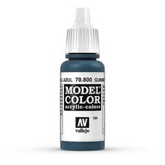 Akrila krāsa Gunmetal Blue Metallic 17 ml. Model Color 70800 Vallejo cena un informācija | Modelēšanas un zīmēšanas piederumi | 220.lv