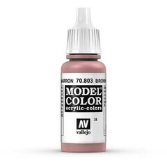 Akrila krāsa Brown Rose Matt 17 ml. Model Color 70803 Vallejo cena un informācija | Modelēšanas un zīmēšanas piederumi | 220.lv