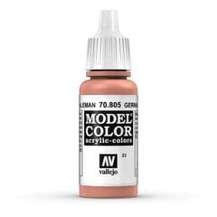 Akrila krāsa German Orange Matt 17 ml. Model Color 70805 Vallejo cena un informācija | Modelēšanas un zīmēšanas piederumi | 220.lv