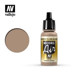 Akrila krāsa US Desert Sand 17 ml. Model Air 71140 Vallejo cena un informācija | Modelēšanas un zīmēšanas piederumi | 220.lv