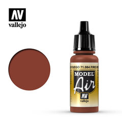 Akrila krāsa Fire Red 17 ml. Model Air Vallejo 71084 cena un informācija | Modelēšanas un zīmēšanas piederumi | 220.lv