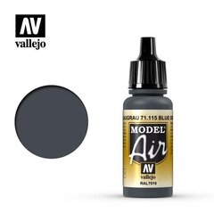 Akrila krāsa Blue Grey 17 ml. Model Air 71115 Vallejo cena un informācija | Modelēšanas un zīmēšanas piederumi | 220.lv