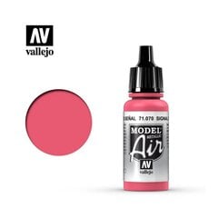 Akrila krāsa Signal Red 17 ml. Model Air Vallejo 71070 cena un informācija | Modelēšanas un zīmēšanas piederumi | 220.lv