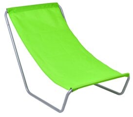 Saliekamais tūristu pludmales krēsls Olek, zaļš cena un informācija | Sauļošanās krēsli | 220.lv