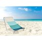 Saliekams tūristu pludmales zvilnis Olek, zils cena un informācija | Sauļošanās krēsli | 220.lv
