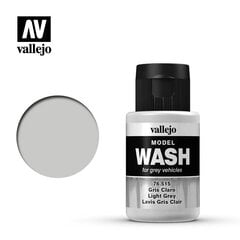 Krāsa Light Grey Wash 35 ml. 76515 Vallejo cena un informācija | Modelēšanas un zīmēšanas piederumi | 220.lv