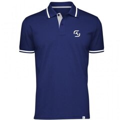 Футболка SK Gaming Polo, синяя S  цена и информация | Атрибутика для игроков | 220.lv