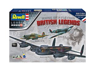 Revell - 100 Years RAF: British Legends dovanų komplektas, 1/72, 05696 cena un informācija | Konstruktori | 220.lv