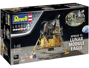 Revell - Apollo 11 Lunar Module Eagle Model Set, 1/48, 03701 cena un informācija | Konstruktori | 220.lv