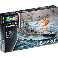 Revell - Bismarck, 1/350, 05040 цена и информация | Конструкторы и кубики | 220.lv