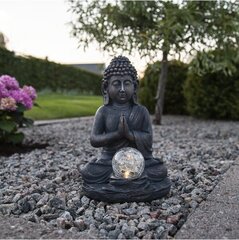Dekoratīvs Buda ar 27cm saules bateriju cena un informācija | Āra apgaismojums | 220.lv