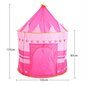 Bērnu pils-telts, rozā cena un informācija | Bērnu rotaļu laukumi, mājiņas | 220.lv