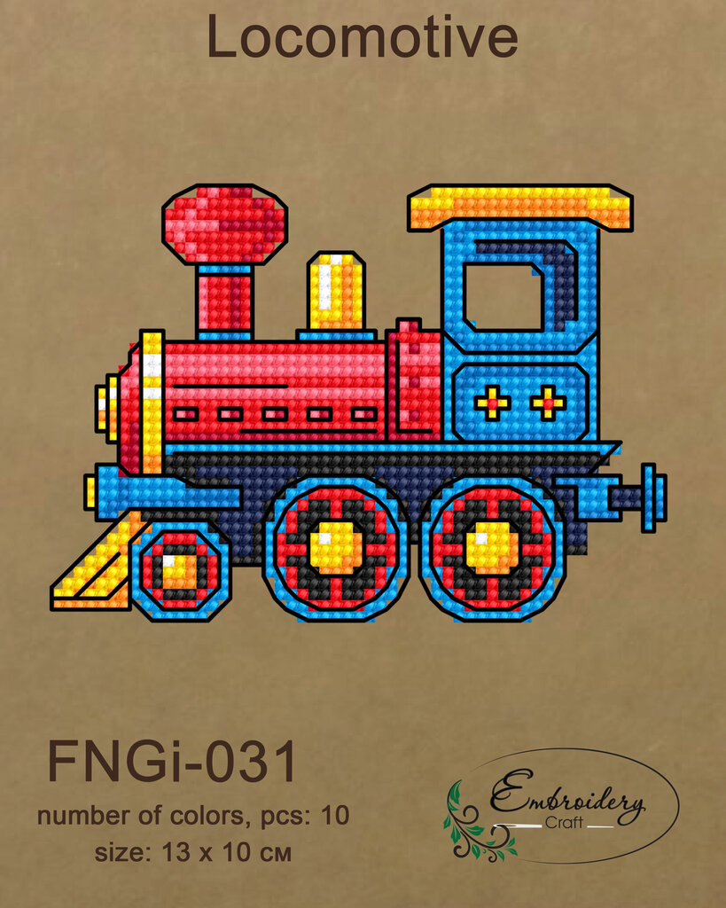 Izšūšanas komplekts Embroidery Craft FNNGI-031 цена и информация | Izšūšanas piederumi | 220.lv