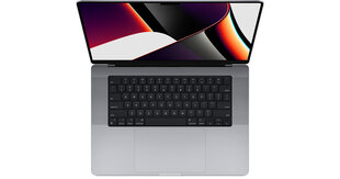 MacBook Pro 2021 Retina 16" - M1 Pro / 32GB / 1TB SSD / SWE / Space Gray (lietots, stāvoklis A) cena un informācija | Portatīvie datori | 220.lv