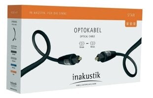 Optiskais kabelis TOSLINK - TOSLINK 0.75m inakustik STAR цена и информация | Кабели и провода | 220.lv