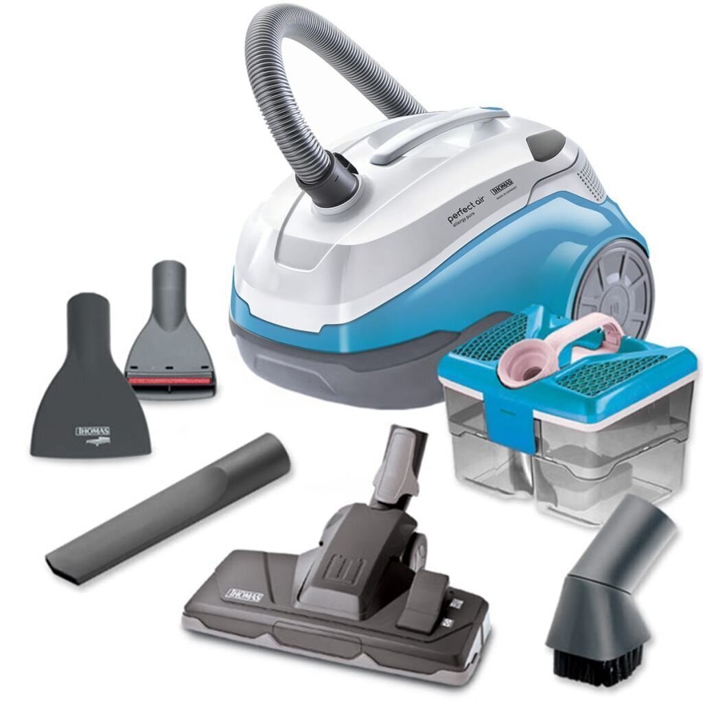 Thomas Vacuum Cleaner Perfect Air Allergy Pure Wet and dry vacuum cleaner, Wet suction, Power 1600 W, Dust capacity 1.8 L, Whit цена и информация | Putekļu sūcēji | 220.lv