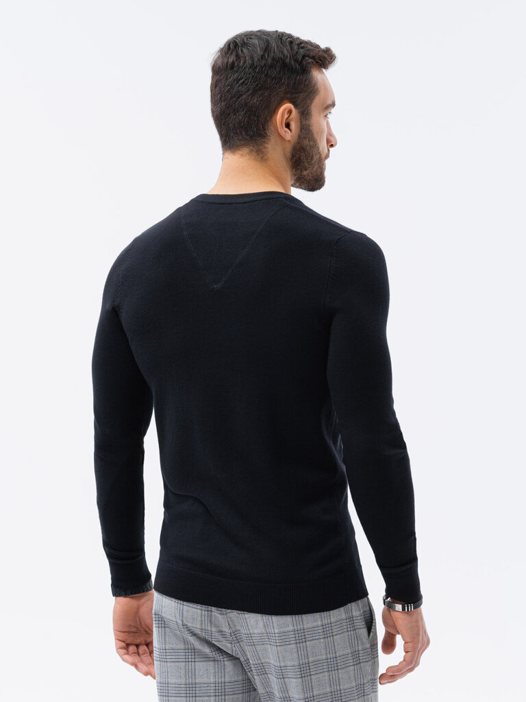 Vīriešu džemperis Ombre E191 melns цена и информация | Vīriešu džemperi | 220.lv