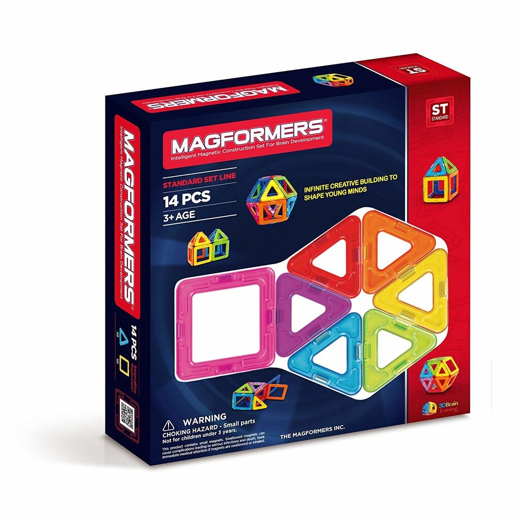 MAGFORMERS 14 Komplekts цена и информация | Konstruktori | 220.lv