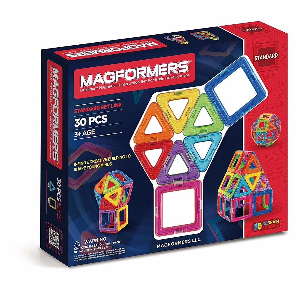 MAGFORMERS 30 komplekts cena un informācija | Konstruktori | 220.lv