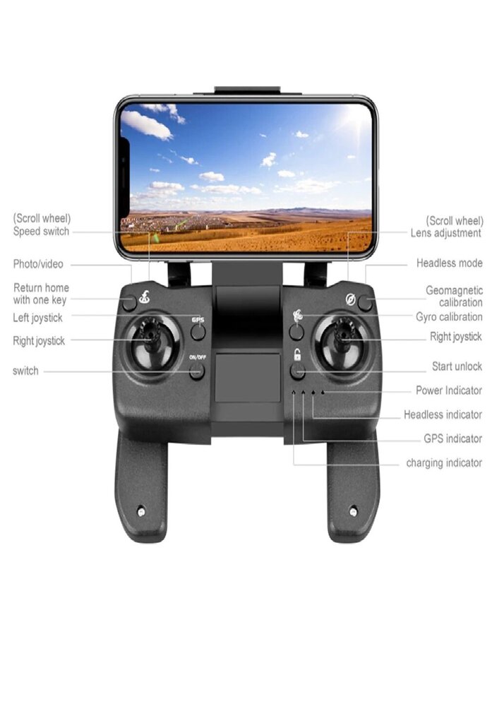 RG101 UAV bezpilota GPS cena un informācija | Droni | 220.lv