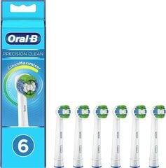 Насадки для зубной щетки Braun Oral-B Precision Clean 4 шт цена и информация | Насадки для электрических зубных щеток | 220.lv