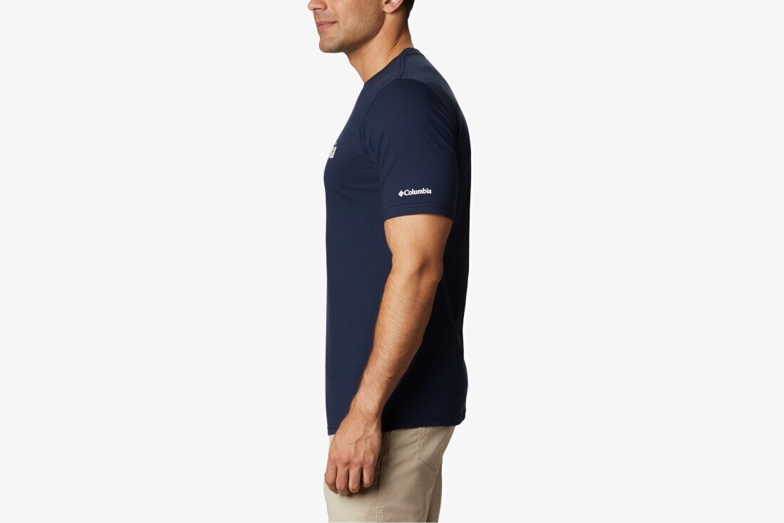 T-krekls vīriešiem Columbia CSC Basic Logo SS Tee 1680053467, zils cena un informācija | Vīriešu T-krekli | 220.lv