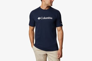 Мужская футболка Columbia CSC Basic Logo SS Tee 1680053467, синяя цена и информация | Мужские футболки | 220.lv