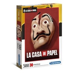 Puzle Clementoni La Casa De Papel, 500d. cena un informācija | Puzles, 3D puzles | 220.lv