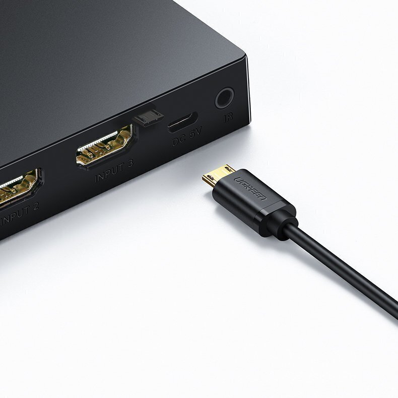 Komutators Ugreen HDMI - 3x HDMI, 3D, 4K, 7,5 Gbps, 36 bit цена и информация | Komutatori (Switch) | 220.lv