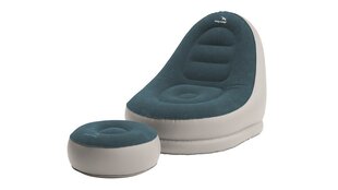 Piepūšams sauļošanās krēsls ar kāju balstu Easy Camp Comfy Lounge cena un informācija | Piepūšamie matrači un mēbeles | 220.lv