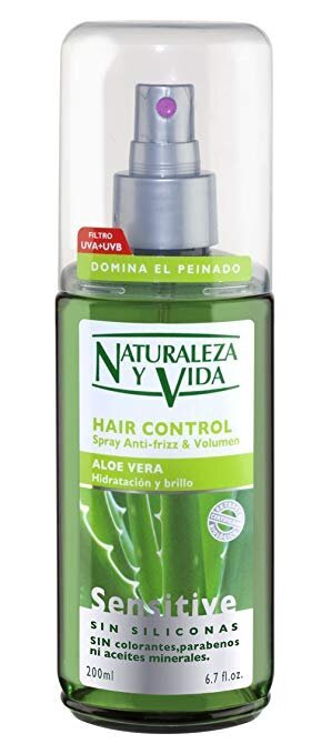 Veidojošs Aerosols Hair Control Naturaleza y Vida (200 ml) cena un informācija | Matu kondicionieri, balzāmi | 220.lv
