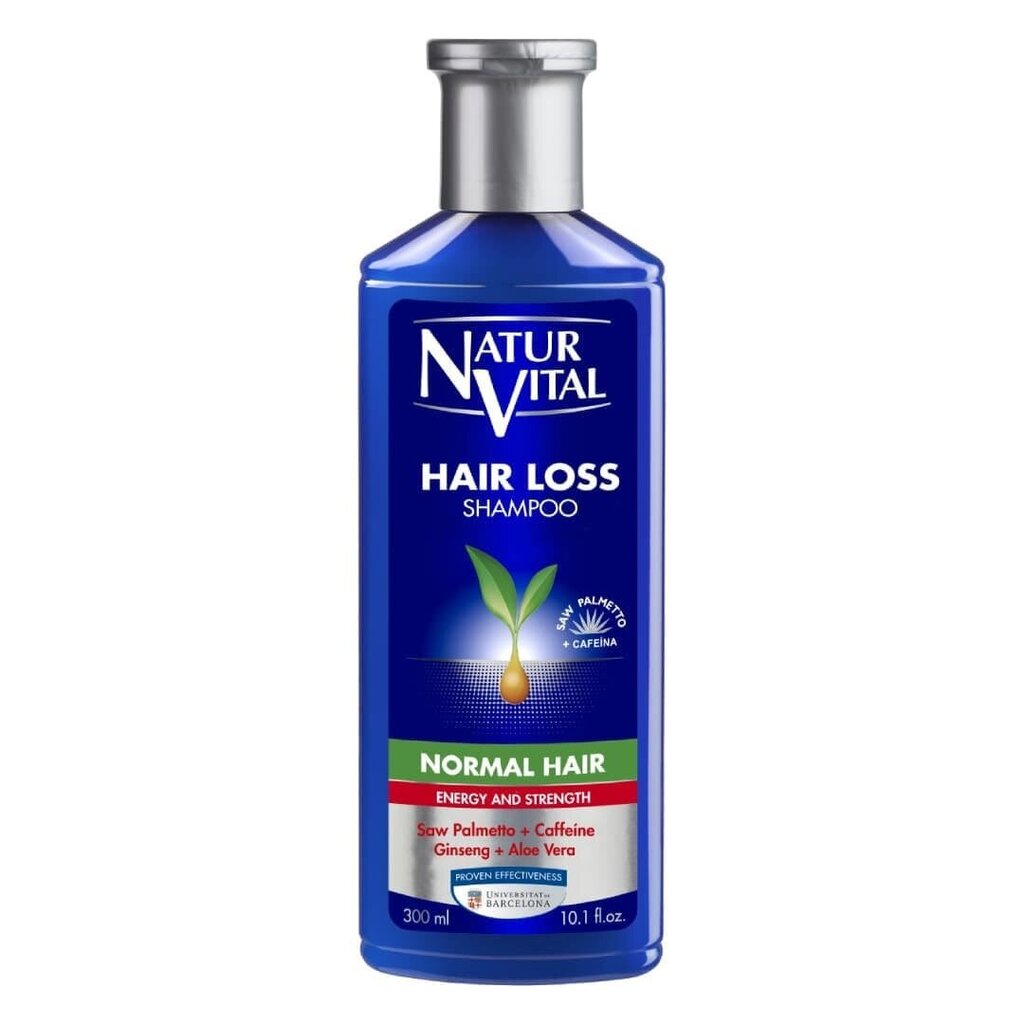 Šampūns pret matu izkrišanu (normāliem matiem) Natur Vital Hair Loss 300 ml цена и информация | Šampūni | 220.lv