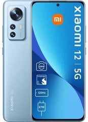 Xiaomi 12 5G 8/256GB MZB0ACZEU Blue cena un informācija | Mobilie telefoni | 220.lv