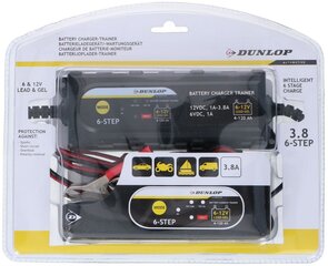 Akumulatoru lādētājs Dunlop, 3.8 A cena un informācija | Akumulatoru lādētāji | 220.lv