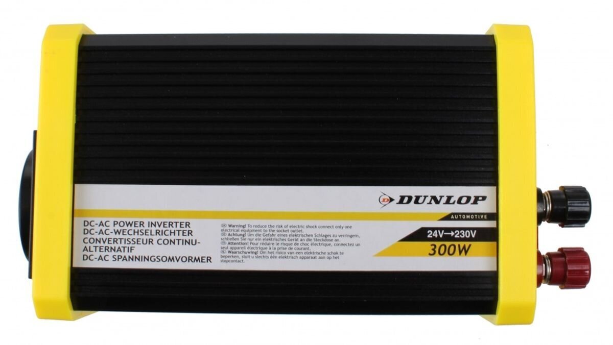 Sprieguma pārveidotājs Dunlop Tira 24-230V 300W цена и информация | Sprieguma pārveidotāji | 220.lv