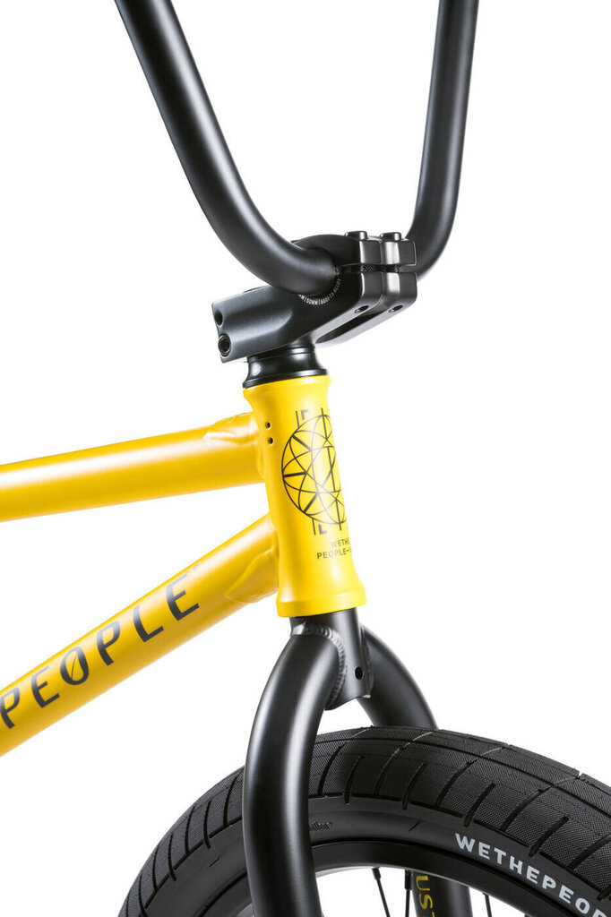 Wethepeople Justice 20 "2021 BMX Freestyle velosipēds, Matt Taxi Yellow цена и информация | Velosipēdi | 220.lv