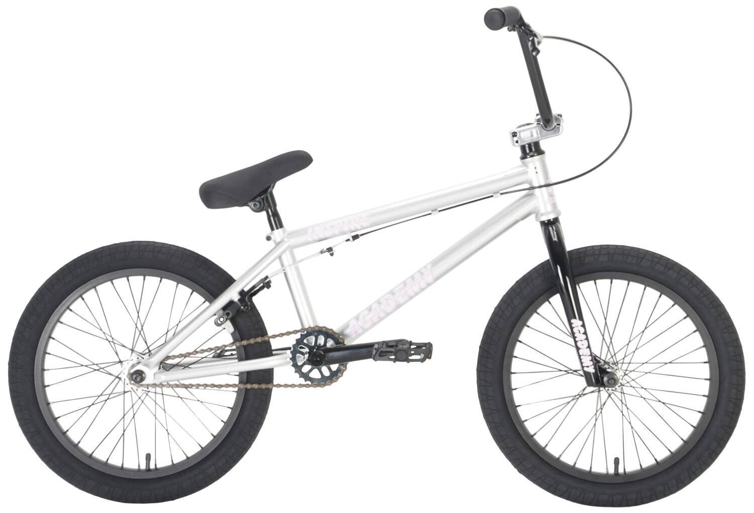 Academy Inspire 18 "2021 BMX Freestyle velosipēds, sudraba/melns цена и информация | Velosipēdi | 220.lv