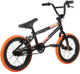 Велосипед Stolen Agent 14 '' 2022 BMX Freestyle, черный цена и информация | Велосипеды | 220.lv