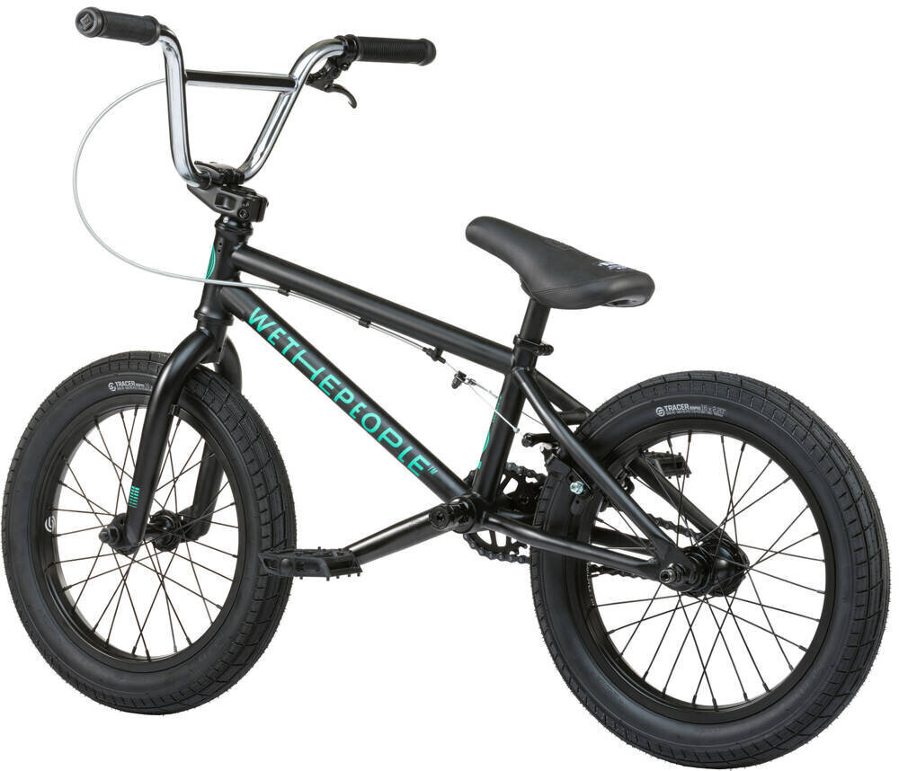 Wethepeople Seed 16 "2021 BMX velosipēds bērniem, Matt Black cena un informācija | Velosipēdi | 220.lv