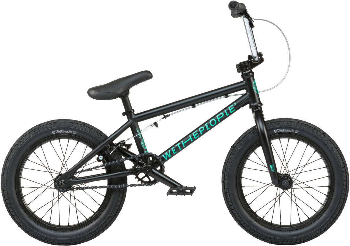 Wethepeople Seed 16 "2021 BMX velosipēds bērniem, Matt Black cena un informācija | Velosipēdi | 220.lv