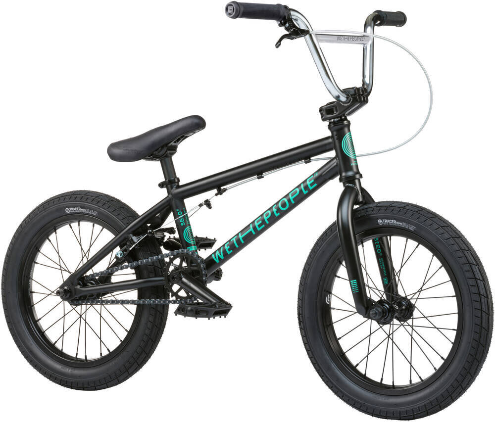 Wethepeople Seed 16 "2021 BMX velosipēds bērniem, Matt Black цена и информация | Velosipēdi | 220.lv