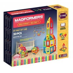 Magnētiskais konstruktors Magformers My First, 30 d. cena un informācija | Konstruktori | 220.lv