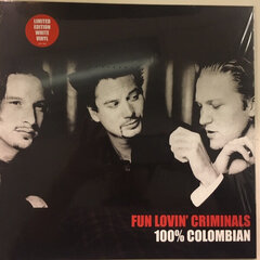 Виниловая пластинка Fun Lovin' Criminals - 100% Colombian, White vinyl, LP, 12" vinyl record цена и информация | Виниловые пластинки, CD, DVD | 220.lv