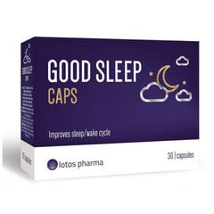 Uztura bagātinātājs Good Sleep kaps. N30 (!) cena un informācija | Vitamīni, preparāti, uztura bagātinātāji labsajūtai | 220.lv