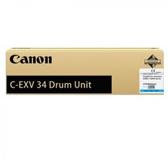 Canon Drum C-EXV 34 Cyan (3787B003), цена и информация | Картриджи для лазерных принтеров | 220.lv