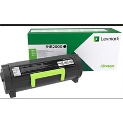 Lexmark Cartridge Black (51B2H00) Return, цена и информация | Картриджи для лазерных принтеров | 220.lv