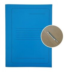 Файл Smiltainis с металлической клипсой, A4 300 г, картон, с принтом, синий цена и информация | Канцелярия | 220.lv